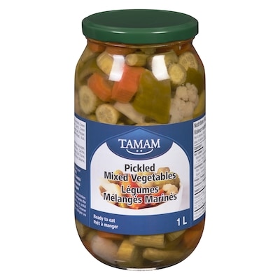 Tamam Pickled Mixed Vegetables 1 kg, $0.58/100g