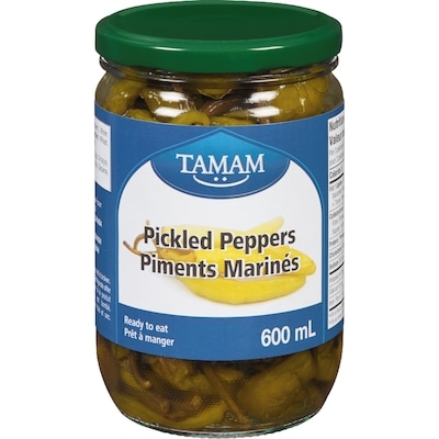 Tamam Pickled Peppers      600 g, $0.72/100g
