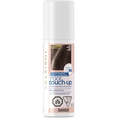 Clairol Root Touch-Up Dark Brown, Temporary Spray from Canada's #1 Root Touch Up Brand, Instant Natural Looking Color, No Ammonia or Peroxides 1 ea, $11.89/1ea