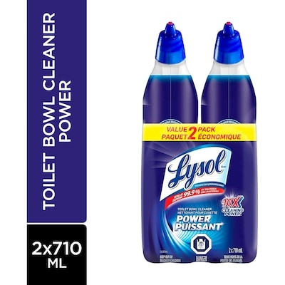 Lysol Bathroom cleaning- Toilet Bowl Cleaner,  Power 2x710.0 ml, $0.60/100ml