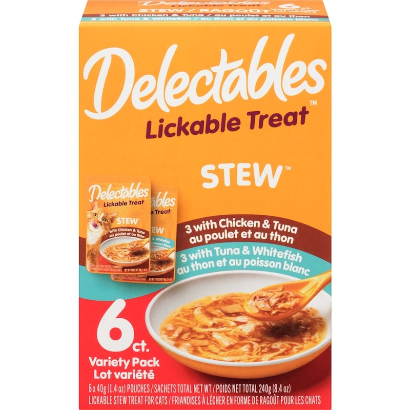 Delectable Stew LickableTreats For Cats, Pack Variety
