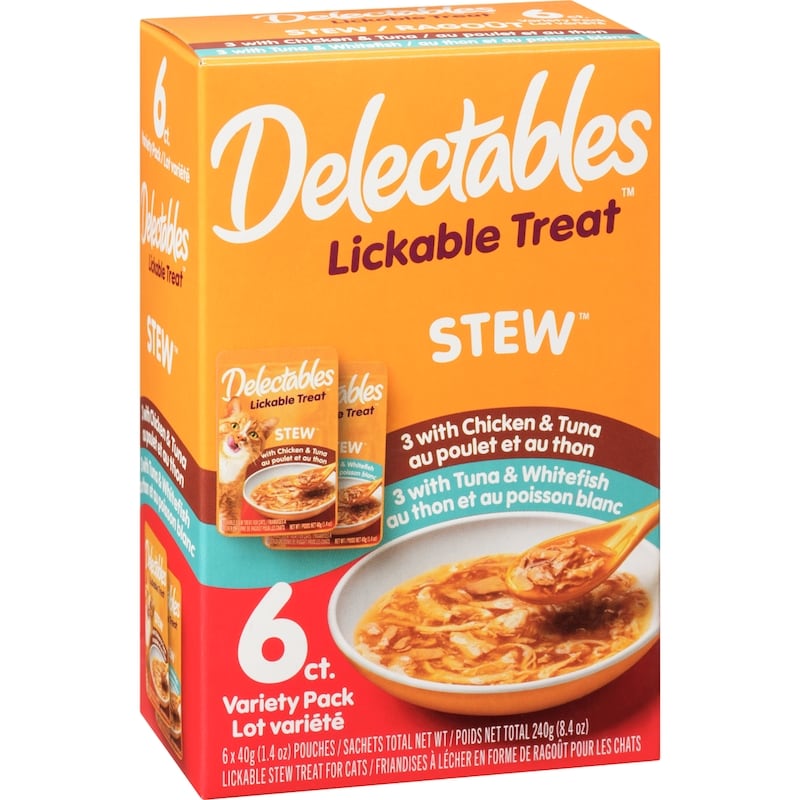 Delectable Stew LickableTreats For Cats, Pack Variety