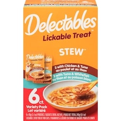 Hartz Assortiment de gâteries pour chat Lickable Stew 240 g, 3,75 $/100g