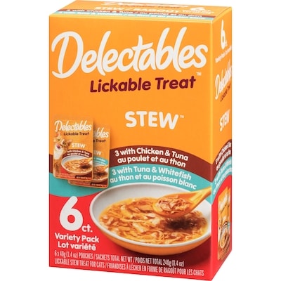 Assortiment de gâteries pour chat Lickable Stew