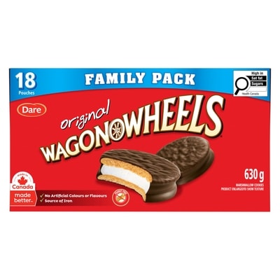 Dare Wagon Wheels Original Cookies 630 g, $1.11/100g