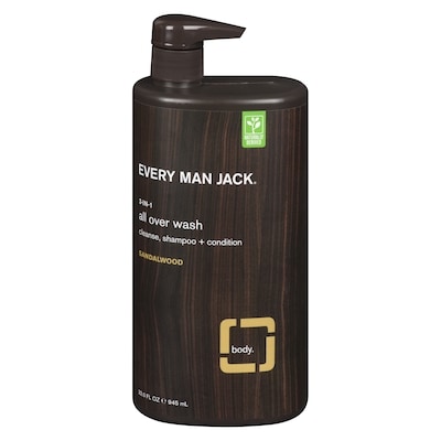 Every Man Jack Over Wash Sandalwood 945 ml, $1.64/100ml