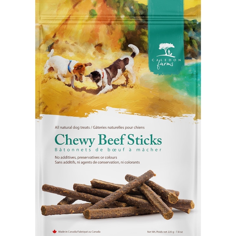 All Natural Dog Treats Chewy Beef Sticks