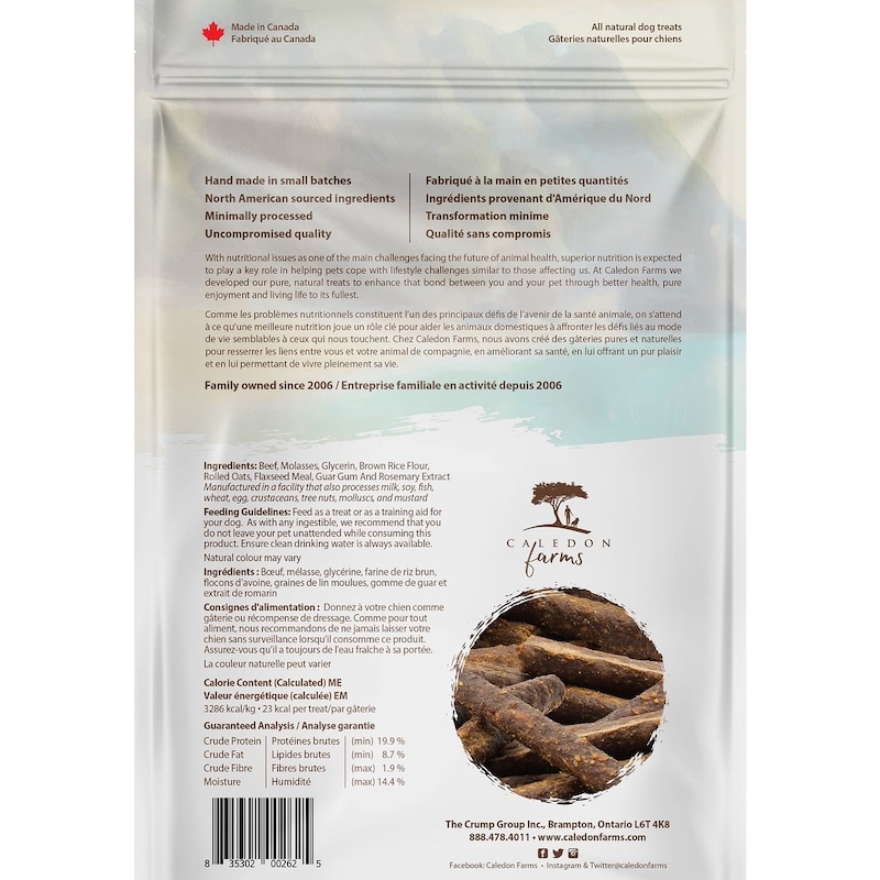 All Natural Dog Treats Chewy Beef Sticks