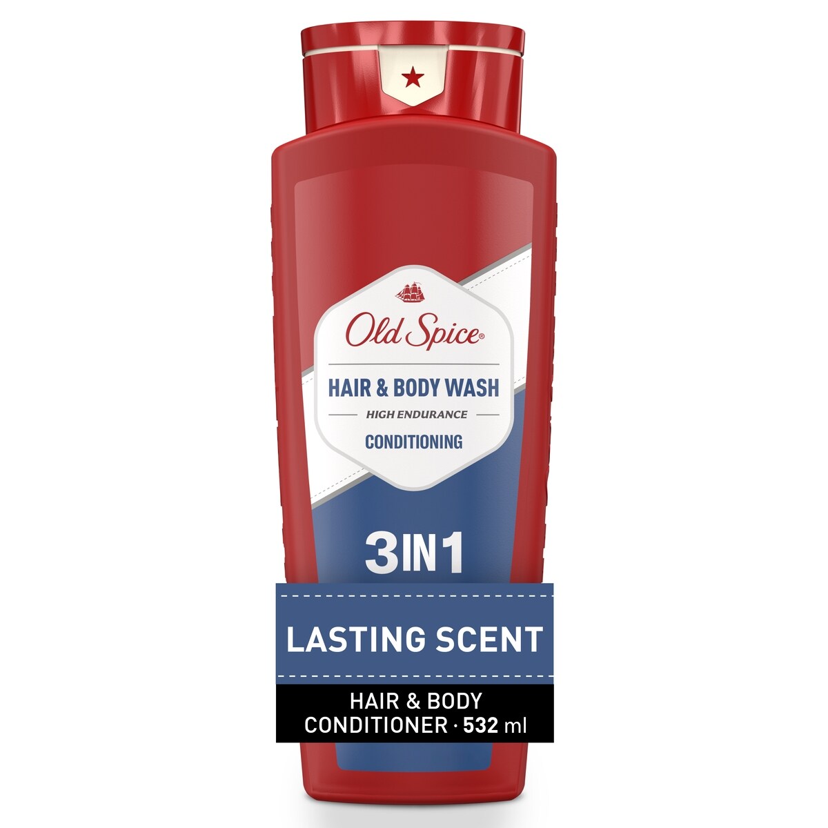 Old Spice High Endurance Hair & Body Wash Conditioner for Men