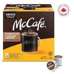 極美品　カフェドシクリステ ミカエラ ブラック XL McCafe Premium Medium Dark Roast, K-Cup Coffee Pods, 48 Count - 48