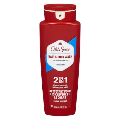 Old Spice High Endurance Hair & Body Wash for Men, Crisp Scent 532 ml, $1.69/100ml