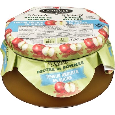 Les Caprices D'Antan Apple Butter Lower Sugar 300 ml, $1.66/100ml