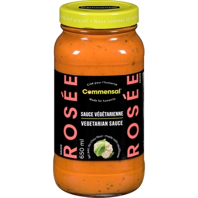 Commensal Vegetarian Rosée Sauce 650 ml, $0.92/100ml
