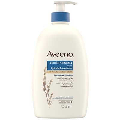 Aveeno Lotion hydratante apaisante sans parfum 975 ml, 2,43 $/100ml