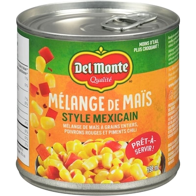 Del Monte Mélange de maïs de style mexicain 398 ml, 0,83 $/100ml