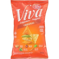Yum Yum Viva Triangles Aux Leg - Orig 150 g, 2,99 $/100g