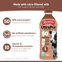 Lactantia Ultrapur Ultra-Filtered Chocolate Milk 1% - 1.5 l | Zehrs