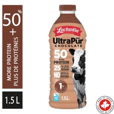 Lactantia Lait au chocolat ultrafiltré 1 % 1.5 l, 0,43 $/100ml
