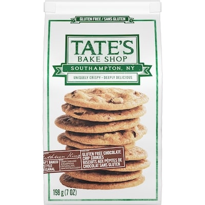 Tate's Bake Shop Gluten Free Chocolate Chip Cookies 198 g, $4.54/100g