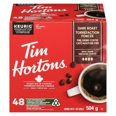 Tim Hortons Café corsé 48 ea, 0,87 $/1ch