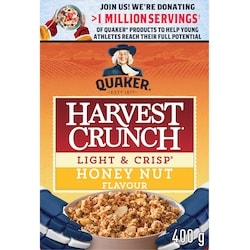 Harvest Crunch Light & Crisp Honey & Nut Flavour Granola Cereal