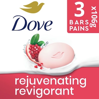 Dove Pain de beauté revivifiant pour peau douce  Grenade et Verveine Citronnelle 318 g, 2,20 $/100g