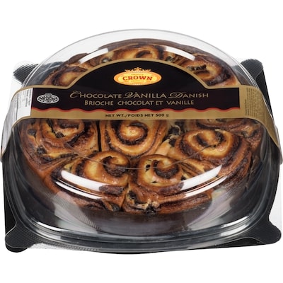 Crown Chocolate Vanilla Danish 500 g, $2.10/100g