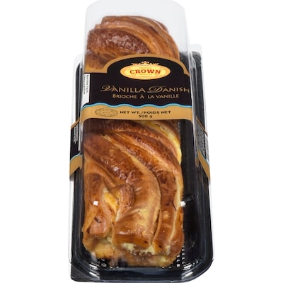 Crown Kosher Vanilla Danish 500 g, $2.40/100g