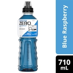 ボディーソー Powerade Zero Sugar Sports Drink Blue Raspberry Bottle - 710 ml