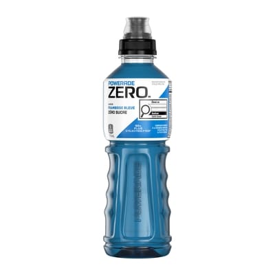 Powerade Zéro Sucre Boisson Sportive Framboise bleue Bouteille 710 ml, 0,42 $/100ml