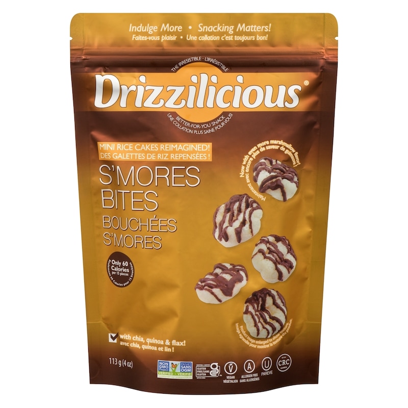 Crunchy Drizzle Bites Smores