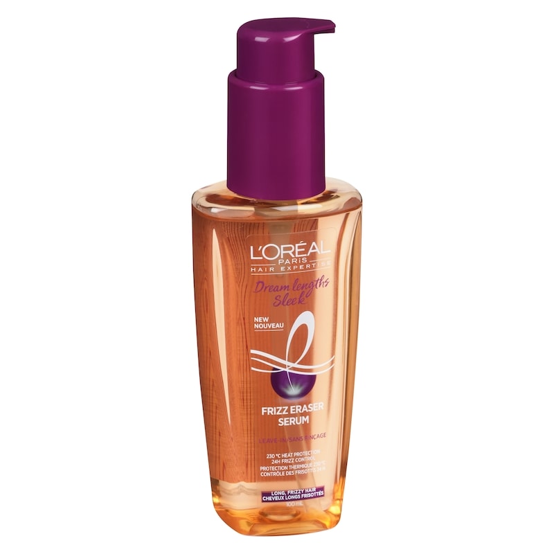 Long, Frizzy Hair Frizz Eraser Serum