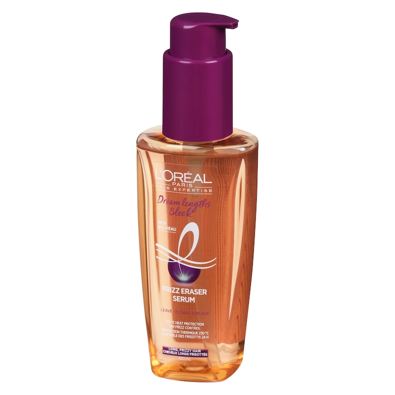 Long, Frizzy Hair Frizz Eraser Serum