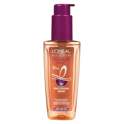 Long, Frizzy Hair Frizz Eraser Serum