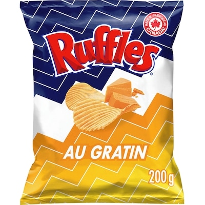 Frito-Lay Croustilles Saveur Au gratin 200 g, 2,50 $/100g