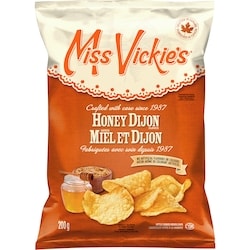 Miss Vickies Honey Dijon flavour kettle cooked potato chips 200g 200 g, $2.75/100g