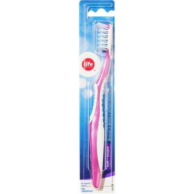 Life Brand Soft Stimulator Action Toothbrush 1 ea, $5.49/1ea