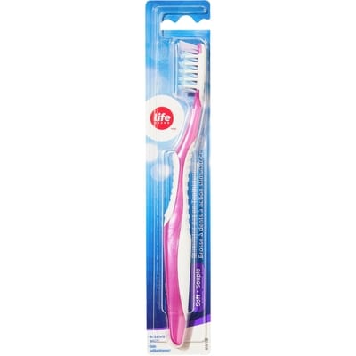 Life Brosse à dents à action stimulante, souple 1 ea, 5,49 $/1ch