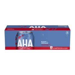 AHA Seltzer Myrtille Grenade Fridge Pack Cannettes 12x355.0 ml, 0,19 $/100ml
