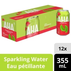 AHA Aha Lime Watermelon Fridge Pack Cans 12x355.0 ml, $0.17/100ml