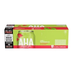 Aha Lime Watermelon Fridge Pack Cans