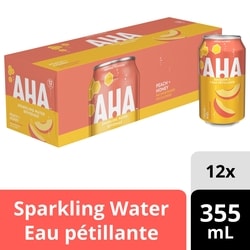 AHA Aha Peach Honey Fridge Pack Cans 12x355.0 ml, $0.17/100ml