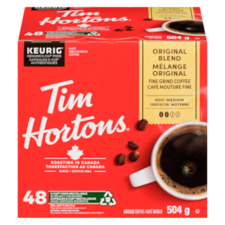 Tim Hortons Café original 48 ea, 0,81 $/1ch