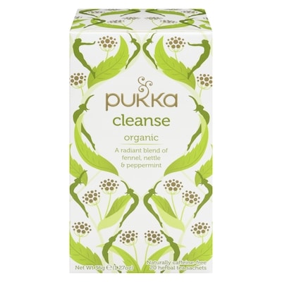 Pukka Cleanse Organic Herbal Tea with Nettle Leaf, Fennel & Peppermint 20 ea, $0.50/1ea