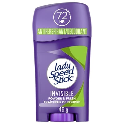 Lady Speedstick Invisible Antiperspirant Powder Fresh 45 g, $7.76/100g