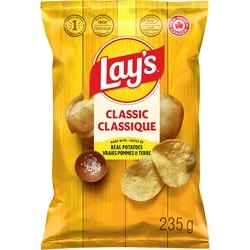 Lay’s Classique croustilles 235 g, 2,25 $/100g
