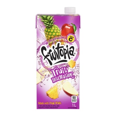 Fruitopia Fruit Juice Fruit Integration Carton 1 l, $0.20/100ml