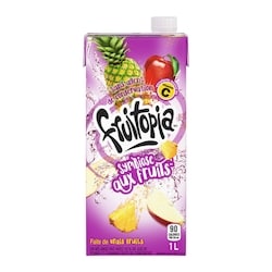 Fruitopia Fruit Juice Intégration des fruits Carton 1 l, 0,25 $/100ml