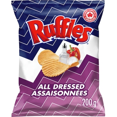 Frito-Lay Croustilles Saveur Assaisonnées 200 g, 2,50 $/100g