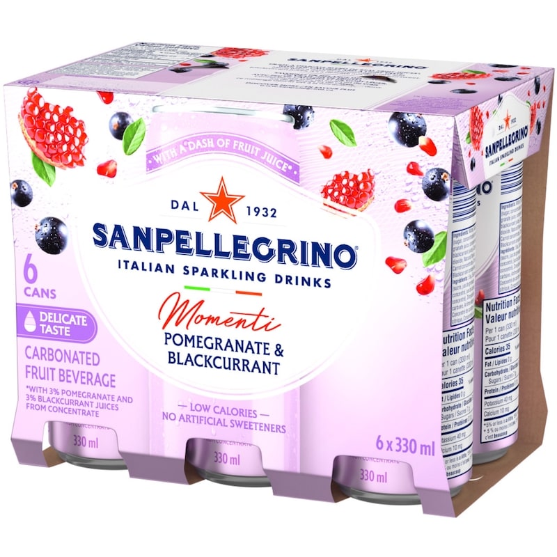 Sparkling Drink Pomegranate & Blackcurrant